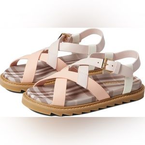 NWT Burberry Kids Jane Leather Sandal size 29/ 11.5